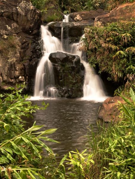 Waimea Canyon Waterfall 1b